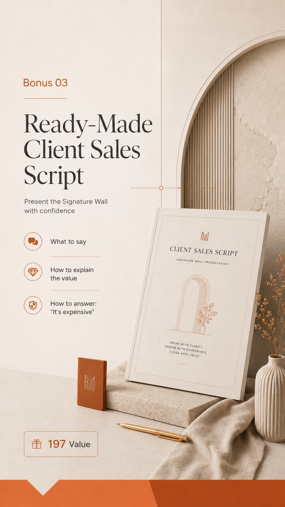 Bonus 3: Ready-Made Client Sales Script